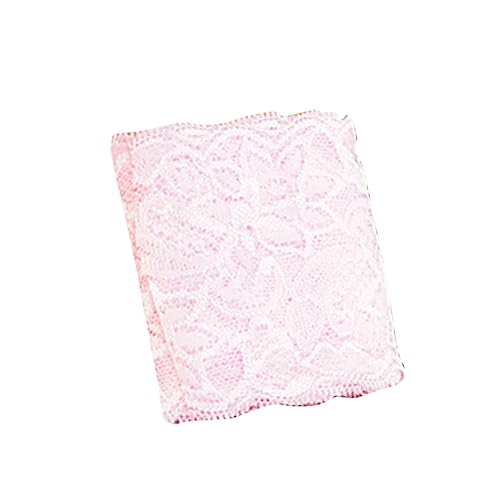 Lurrose 1 Rolle Verpackungsband Rosenstrauß Zubehör Textiles Schwarzes Band Baumwoll Spitzenband Blumensträuße Dekorationen Bestickter Besatz Transparentes Chiffonband Satinband von Lurrose