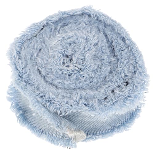 Lurrose 1 Rolle seidenband ribbon seidenbänder weihnachtsdekoration Geschenkband für Weinflaschen Sackleinen strahlend Klebstoff Schleifenband schneidbares Geschenkband Polyester Sky-blue von Lurrose