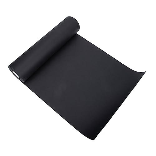 Lurrose 1 Rollenrolle Rolle Aus Kraftpapier Geschenkpapier Blumenverpackungspapier Kraft Verpackungsmaterial Black von Lurrose