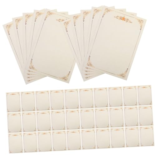 Lurrose 1 Satz 1 Satz Briefumschläge Weiße Seidenpapier Umschläge Briefgröße Geburtstags Geschenkpapier Zertifikatspapier Innenpapier Für Zertifikate Zertifikate Beige 100 100 Blatt von Lurrose