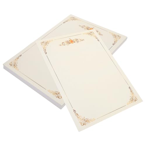 Lurrose 1 Satz 1 Satz Briefumschläge Weiße Seidenpapier Umschläge Briefgröße Geburtstags Geschenkpapier Zertifikatspapier Innenpapier Für Zertifikate Zertifikate Beige 100 100 Blatt von Lurrose