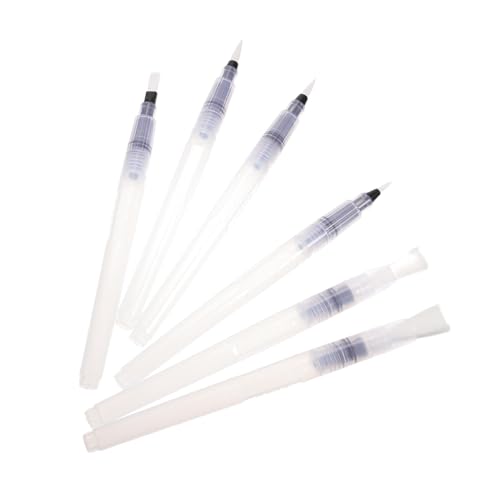 Lurrose 1 Satz 6St Stift zur Wasserspeicherung transparenter aquarellstift Wasserfarbe Miniatur malen Pinsel schreibkladde stifte wasserlösliche Buntstifte Geburtstagsgeschenk pp von Lurrose