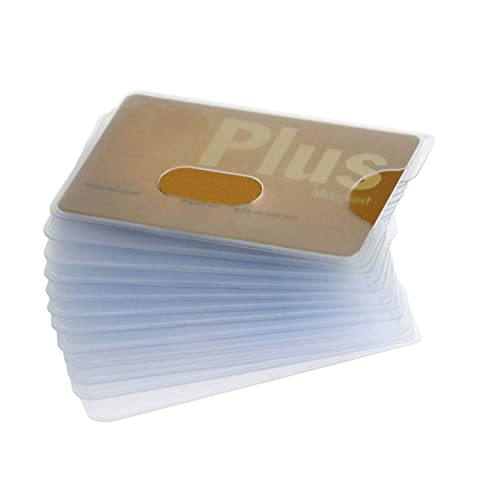 Lurrose 1 Satz Bankinhaber Card Sleeves Karten Sleeves Kartenschachtel Karteikarten Halter Karten Etuis Kreditkarteninhaber Regal Für Ätherische Öle Bushalter Zertifikatsinhaber Weiß 12st von Lurrose