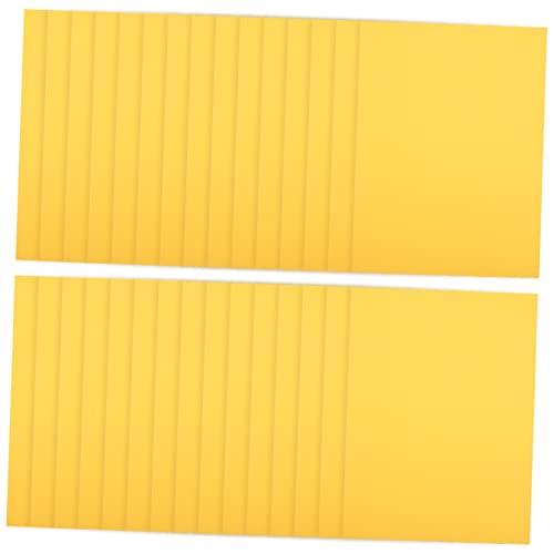 Lurrose 1 Satz Beidseitig Faltbares Papier Bastel Materialien Einschlagpapier Pastell Farbiges Origami-papier Einfaches Origami-papier Kreatives Handgemachtes Diy-papier Yellow 100st von Lurrose