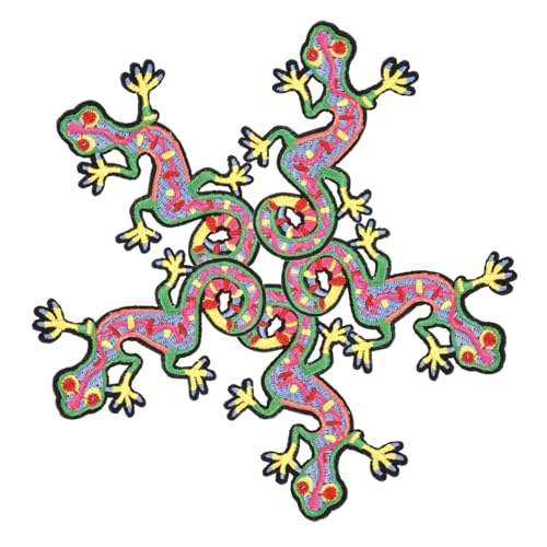Lurrose 1 Satz Diy Kleidung Versorgung Nâhzubehör Patch Für Cartoon-kleidungsapplikation Abzeichen Annähen Chamäleonpflaster Kleideraufnäher Diy-aufnäher Zum Aufnähen Flecken Stoff 5 Stück Lurrose 1 Satz Diy Kleidung Versorgung Nâhzubehör Patch Für Cartoon-kleidungsapplikation Abzeichen Annähen Chamäleonpflaster Kleideraufnäher Diy-aufnäher Zum Aufnähen Flecken Stoff 5 Stück von Lurrose