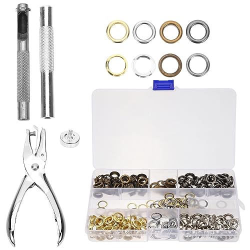 Lurrose 1 Satz Druckknöpfe für Kleidung Druckknopfsatz Hosenknöpfe Bedazzler-Kit Nähset für Knöpfe Druckknöpfe nähen snap button kit druckknopf werkzeug Druckknopf-Kit Lederknöpfe Kupfer von Lurrose