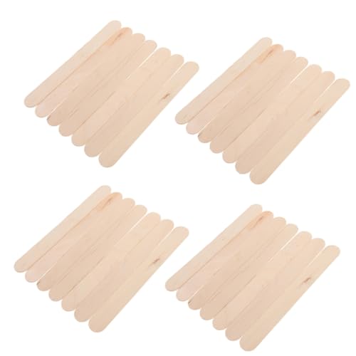 Lurrose 1 Satz Farbe Am Stiel Eisstangen Diy Bastelmaterial Sticks Farbrührstäbchen Spielzeugnahrung Küchlein Am Stiel Lutscherstiel Pop Zungenspatel Holz Wachsstäbe 10 Packungen von Lurrose