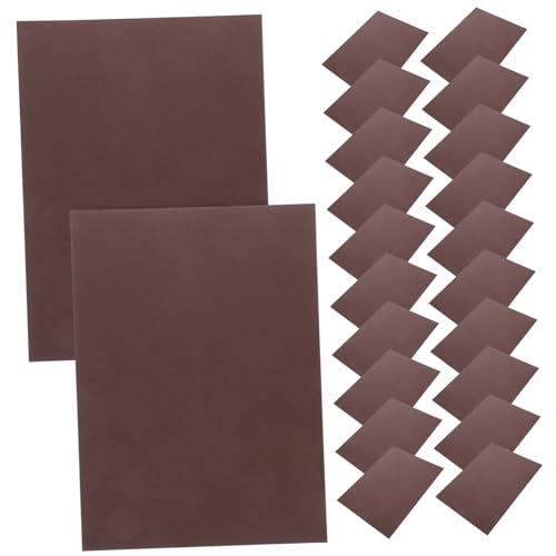 Lurrose 1 Satz Handbemalter Karton Kartenvorrat Malkartonpapier A4-bastelpapier Farbiges Kartonpapier A4-papierkarton Kartenpapiermaterialien Druckpapier Diy-papier 230g Papier Coffee 30st von Lurrose