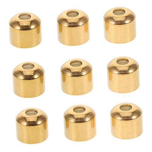 Lurrose 1 Satz Hutkopfzubehör Gürtel Kordelschlösser Gadget Abzeichenrolle Perlensets Spanner Kordelzug Karabiner Aus Schlüsselband Halter Speicherkabel Rostfreier Stahl Golden 10st von Lurrose