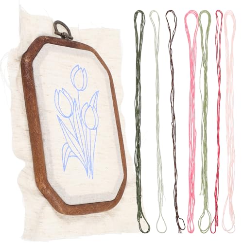 Lurrose 1 Satz Kreuzstichset Armbänder Stickrahmen Für Bastelarbeiten Bausätze Stickgarn-organizer Häkeln Bausatz Stickset Für Anfänger Praktisches Stickgarn Stickpackung Katze Stoff von Lurrose