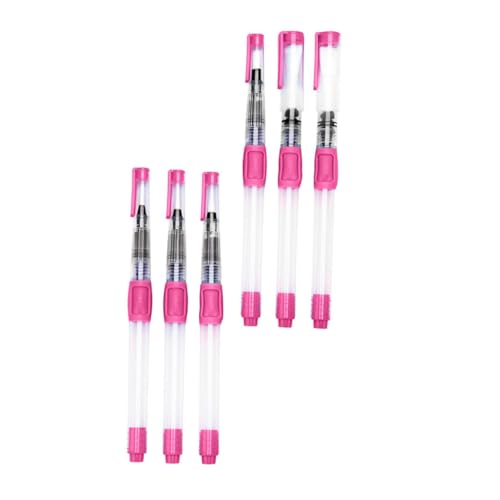 Lurrose 1 Satz Leitungs wasserstift-Set für kreativer aquarellstift Airbrush malen Brunnen Pinselstift color pencils set for Stift zur Wasserspeicherung Aquarellpinsel Plastik Rosa von Lurrose