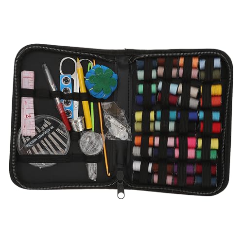 Lurrose 1 Satz Nähset sewing kit for basteln set Nähzeug Set Handarbeitsset Knöpfe nähen Nadel- und Fadenset Nähnahttrenner Hotfix-Tool werkzeug Nähzubehör Nähnadel Nähgarn Baumwolle von Lurrose