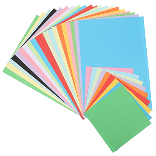 Lurrose 1 Satz Papier Zeichenpapier Bastelpapier Faltpapier Bastelpapier Farbiges Druckerpapier 120 Blatt von Lurrose