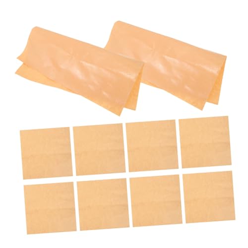 Lurrose 1 Satz Tonpapier Papier Für Lebensmittelkörbe Kraftpapier Sandwich-wraps Schwarzer Plakatkarton Sandwich-wrapper Papiereinlagen Für Lebensmittelkörbe Zellstoff Beige 20st von Lurrose