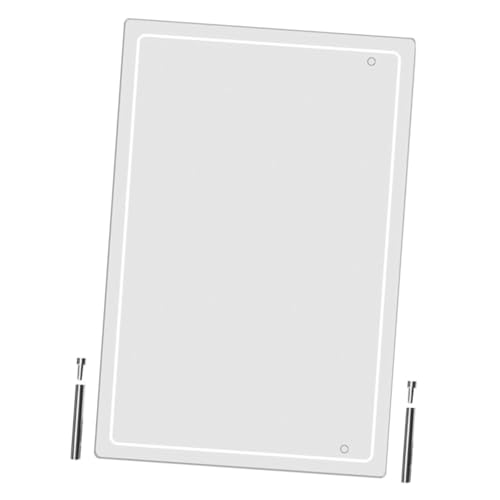 Lurrose 1 Satz Transparente Schreibtafel Whiteboards Für Whiteboard Mit Ständer Kleine Tafel Kleine Whiteboard-radiergummis Whiteboard Trocken Abwischbar Notizblock Memoboard Acryl von Lurrose