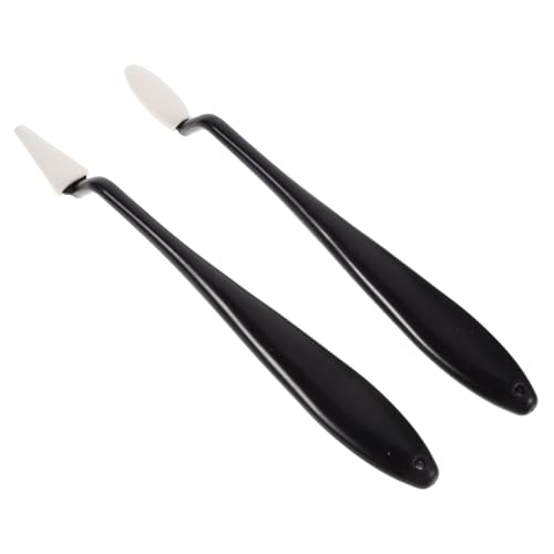 Lurrose 1 Satz Werkzeuge Zum Zeichnen Von Skizzen Wischen Skizze Radiergummi Schwämme Lidschattenschwamm Pastelle Blending Tool Skizzierstifte Kunst-mixer Mixerstumpf Pp Black 4 Stück von Lurrose