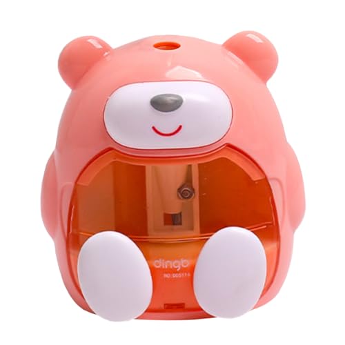 Lurrose 1 Set Bleistiftspitzer Mini Bleistift Automatischer Bleistiftspitzer Batterie Bleistifte Für Kinder Tragbarer Elektrischer Bleistiftspitzer Buntstift Edelstahl von Lurrose