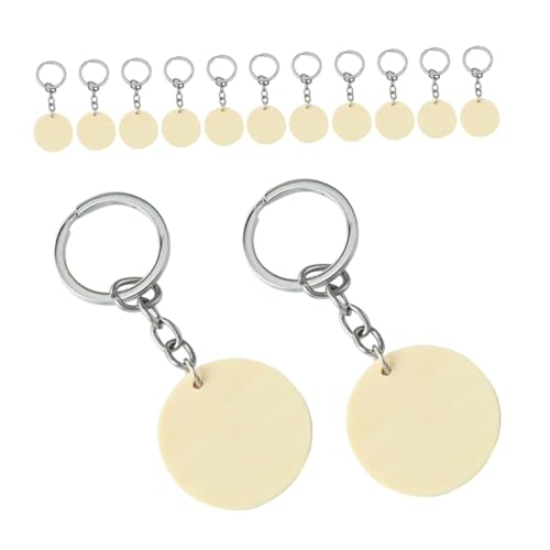 Lurrose 1 Set Holzanhänger Schlüsselanhänger Schlüsselanhänger Unlackierte Holzrohlinge Schlüsselanhänger Clips Zum Basteln Holzscheiben Für Tafelaufsätze Schlüsselanhänger Sets Zum von Lurrose