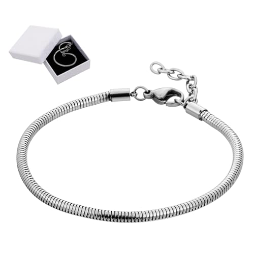 Lurrose 1 Set Schlangenknochen Armband Schlangenkettenarmbänder Für Die Schmuckherstellung Schlangenarmband Für Frauen Schlangenkette Charm Armband Verstellbares von Lurrose