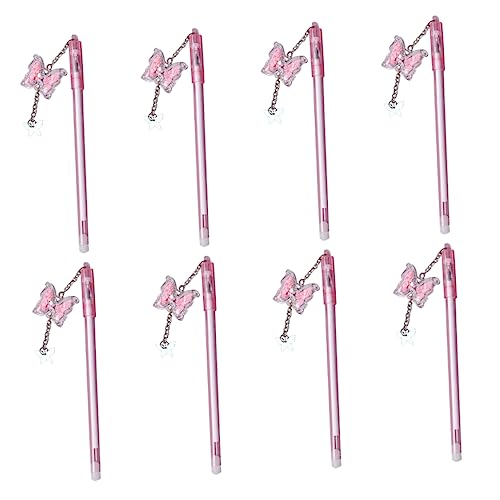 Lurrose 1 Stift gel ink pen gel roller pen kugelschreiber halterung kugelschreibermine pen holder Belohnungen im Klassenzimmer Tintenroller mit Anhänger Tintenroller fürs Büro Plastik von Lurrose