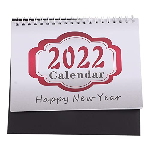 Lurrose 1 Stück 2022 2022 Englischer Tischkalender Adventskalender Für Desktop Kalender Adventskalender Staffeleien Monatskalender Tisch Staffelei Kalenderliste Wandkalender Papier von Lurrose