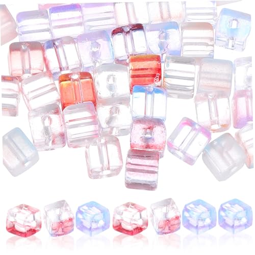 Lurrose 10 Armband aus Glasperlen glassware glaskugeln Schmuckbasteln klappcreolen Glasaccessoires Glaswaren lose Perlen für Schmuck armband DIY perlen Glasperlen für DIY dekorative Perlen von Lurrose