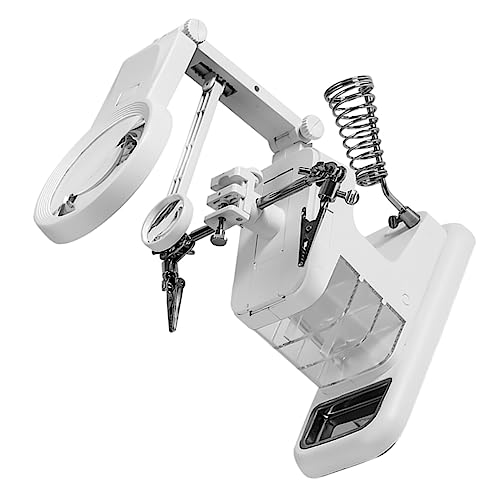 Lurrose 10 Desktop-Lupenstation led lupenbrille Flux flussmittel werkstattleuchte Soldering Stations lupenlampe Hitze Lötwerkzeug aus dritter Hand Tischlötstation LED-Lupenstation Abs Weiß Lurrose 10 Desktop-Lupenstation led lupenbrille Flux flussmittel werkstattleuchte Soldering Stations lupenlampe Hitze Lötwerkzeug aus dritter Hand Tischlötstation LED-Lupenstation Abs Weiß von Lurrose