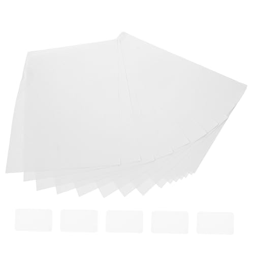 Lurrose 100 Blatt Etikettenaufkleber Etiketten Für Drucker Aufkleber Transparente Etiketten Aufkleber Verpackungsband Verpackungsband Kleine Etiketten Versandetiketten Etiketten von Lurrose