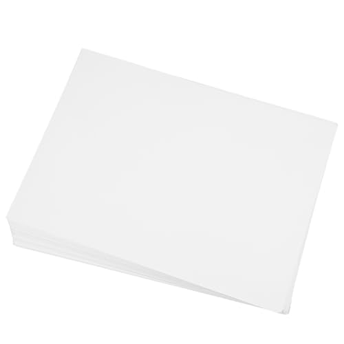 Lurrose 100 Blatt Fotopapier Fotopapier Stabilisatorpapier Zum Sticken Gel Nagellack Palettenpapier Kopierpapier Für Drucker Blanko Grußkarten Heftrücken Hemdkartons Weiß von Lurrose