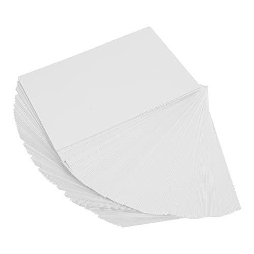 Lurrose 100 Blatt Fotopapier Weißer Drucker Weißes Bastelpapier Weißes Papier Samenpapier Dickes Papier Normales Papier Kritzelblock Kopierpapier Druckpapier Selber Machen Druckerpapier von Lurrose