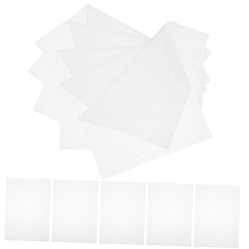 Lurrose 100 Blatt Transparentpapier Kopieren Kunstdruckpapier Transferpapier Druckerpapier Durchsichtiges Bedruckbares Aufkleberpapier Klares Pauspapier Vinyl-aufkleberpapier Zeichenpapier von Lurrose