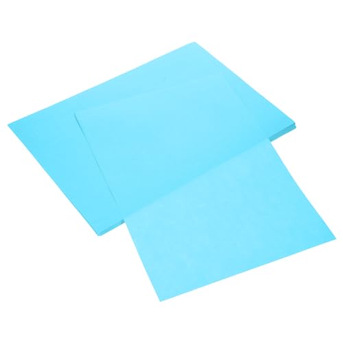 Lurrose 100 Blatt Zeichenpapier für Drucker Druckerpapier bedruckbares Papier dekoratives Kopierpapier A4-Bastelpapier letter paper kreativpapier faltpapier leeres Malpapier Papier A4 Blue von Lurrose