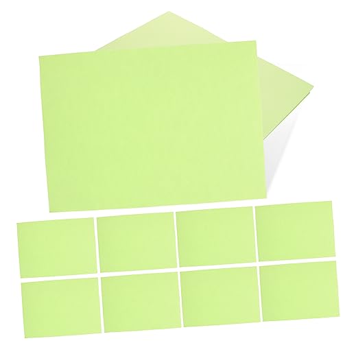 Lurrose 100 Blatt farbiges A4-Papier Druckerpapier Zeichenpapier Papier für Drucker Konstruktionspapier faltpapier druckpapier paper Druck-Kit bastelmaterialien selber machen Light Green von Lurrose