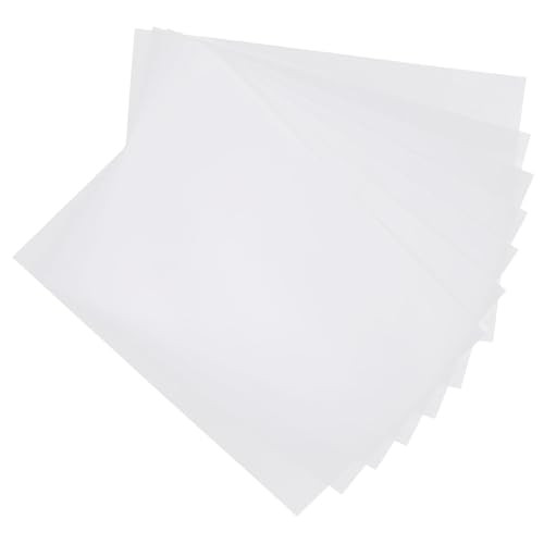 Lurrose 100 Blatt lichtdurchlässiges Zeichenpapier A4 Pauspapier Papier für Thermodrucker klares Druckerpapier durchscheinendes Pauspapier bedruckbares Pauspapier Lackmuspapier Weiß von Lurrose