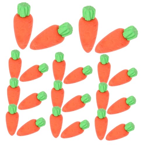 Lurrose 100st Karotten Radiergummi Tragbare Radiergummis Lustige Radiergummis, Großpackung Mini-radiergummis Für Kinder Lustige Radiergummis Für Kinder Im Klassenzimmer Orange von Lurrose