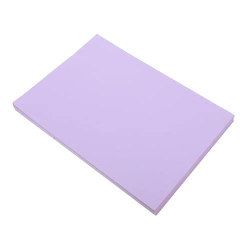 Lurrose 100st Kopierpapier A4-kartonpapier Origami Diy Papier Diy-papiere Dickes Druckerpapier Faltbares Papierornament Leeres Blatt Zartes Malpapier Kartenvorrat Zellstoffpapier Lavender von Lurrose