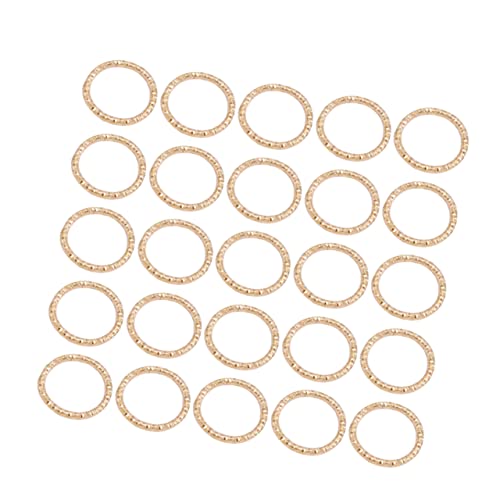 Lurrose 100st Verbindungsringe Für Schmuck Sprungringe Mit Offenem Kreis Halskette Biegeringe Schmuck Aus Sterlingsilber Schmuck Verbindungsring Kit Zur Schmuckherstellung Golden von Lurrose