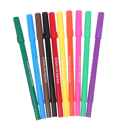 Lurrose 10St Backstift essbare Marker essbare Stifte für Backen Dekorationswerkzeuge Keksstifte essbar Lebensmittelfarbpinsel wachsmalstifte wachsstift foodsticks Backzubehör Plastikstifte von Lurrose