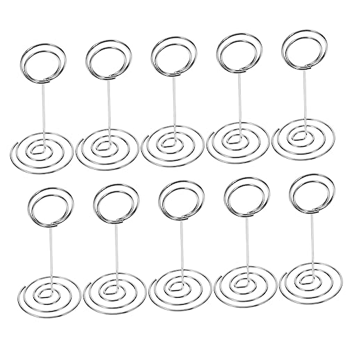 Lurrose 10st Peacock Round Sitz Clip Staffelei Stehen Tischfotohalter Tischbildständer Tischnummernhalter Tischschildständer Inhaber Kabel Hochzeitstischhalter Kohlenstoffstahl Silver von Lurrose