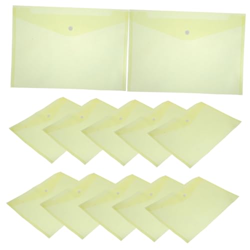 Lurrose 12 Stk Dokumentenorganisator Clips Mailer Quittungsorganisator Papier Hilfe Schreibtisch-organizer Legal Unterlagen Banker Kartons Für Verpackungstransporte Markierungen Yellow von Lurrose