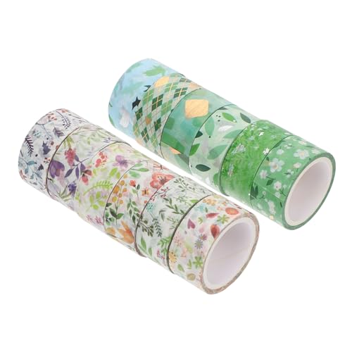 Lurrose 12 Stk Washi Tape Verpackung Doppelseitiges Schaumklebeband Verwaschen Goldband Klebeband Nachfüllt Heimwerken Bandspender Stirbt Doppelt Aufkleber Japanisches Papier von Lurrose