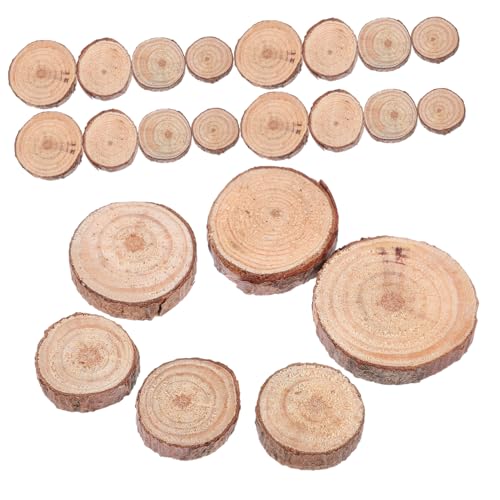 Lurrose 120st Runde Holzspäne Miniaturen Zum Basteln Diy Runder Kleiner Ausschnitt Basteln Mit Holzscheiben Diy Rundes Ausschnittornament Holzscheiben Basteln Diy Liefert Kiefernholz von Lurrose