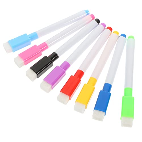 Lurrose 128 Stk Whiteboard-Stift trocken abwischbare Marker Kreative, trocken abwischbare Stifte whiteboard stifte kinder white boarding stifte whiteboard zubehör Whiteboard-Grundlage Abs von Lurrose