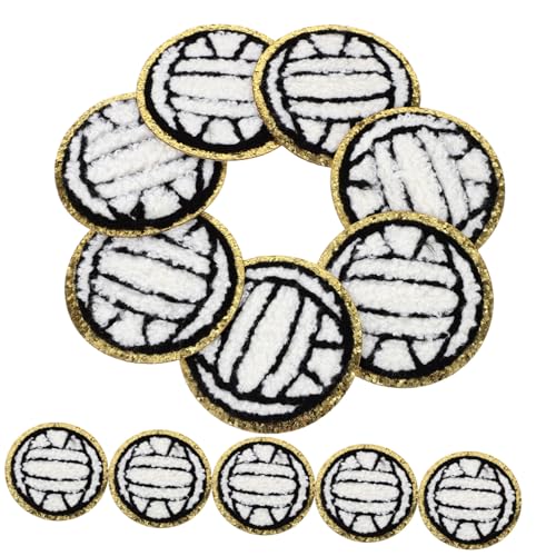 Lurrose 12St Fußball-Patch Männer Mütze Kugelhut Hüte für Männer, Baseballkappen angepasster Hut coole Mützen repair patch stickrahmen Aufnäher für Sportbälle kleine Hutflecken Polyester von Lurrose