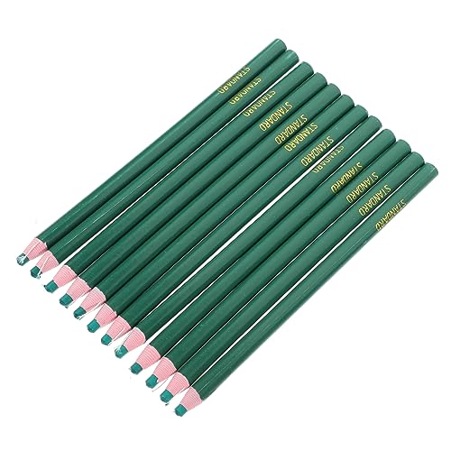 Lurrose 12St abziehbarer Fettstift Alkoholmarker redigierender Marker Porzellanmarker Fettstifte weißen Stift verschwinden Gel glasmarkierer glasmarker wachsmalstifte Fettbleistift Green von Lurrose