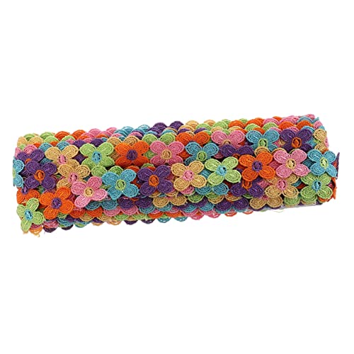 Lurrose 15 Stickerei wasserlösliche Spitze Blumenverzierungen Verpackungsband Sonnenblumen dekor dehnbares Spitzenband kinderkleider kinderkleidung Stoffband Band zum Basteln Polyestergarn von Lurrose