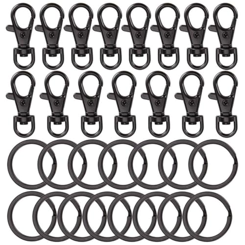 Lurrose 15St Karabiner Schlüsselanhänger Schlüsselband Flaschenöffner Schlüsselanhänger bastelbedarf carabiner hook schlüsselringe Schlüsselanhängerringe Schlüsselbundklammern und -ringe von Lurrose