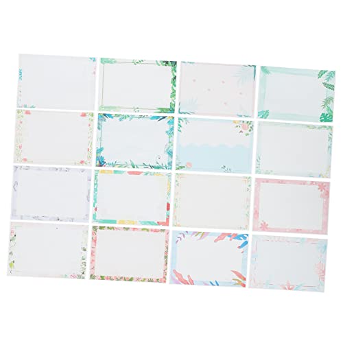 Lurrose 160 Stk Druckerpapier Segen Briefpapier Nachrichtenschreibpapier farbiges Druckpapier Notiz calligraphy paper letter paper Briefpapier mit grünem Rand Briefpapier für Kinder von Lurrose