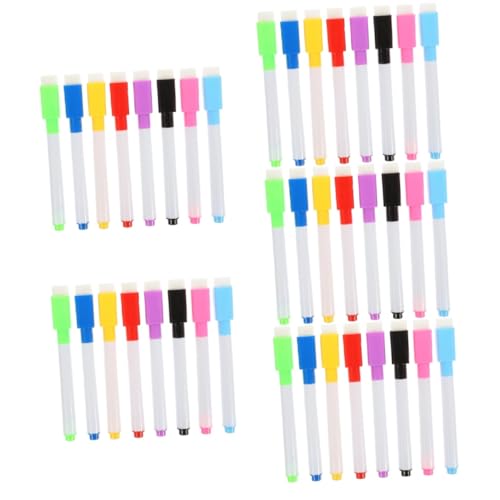 Lurrose 160 Stk Whiteboard-Stift Marker mit Radiergummi Whiteboard magnetisch whiteboard stifte kinder white boarding stifte whiteboard zubehör Whiteboard-Grundlage Lustige Wassermalstifte von Lurrose