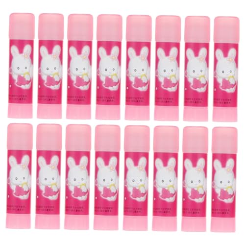 Lurrose 16St Fester Kleber bunter Kreidehalter Papier Klebeband Verpackung Jumbo Spender schreibwaren scheckheft büromaterial scrabbook schooter Scrapbooking-Zubehör Klebestifte pva Rosa von Lurrose